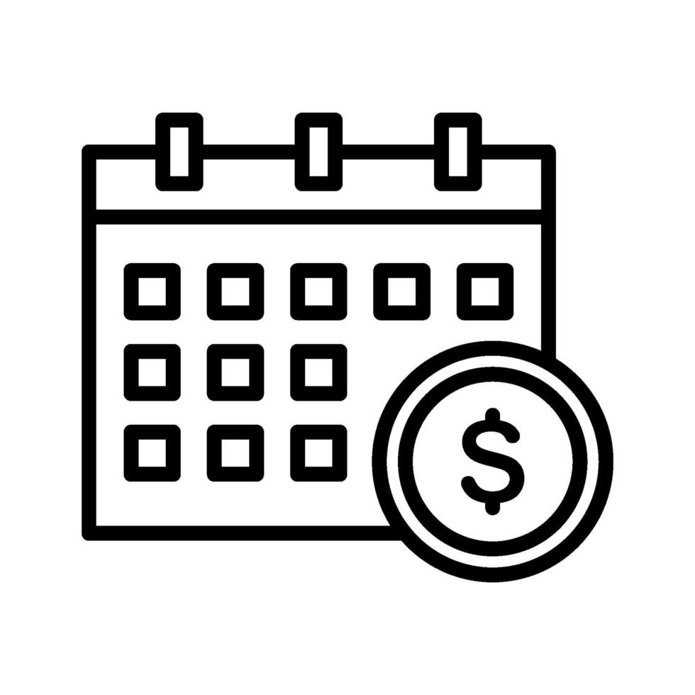 betalningsdag-ikonen vektor