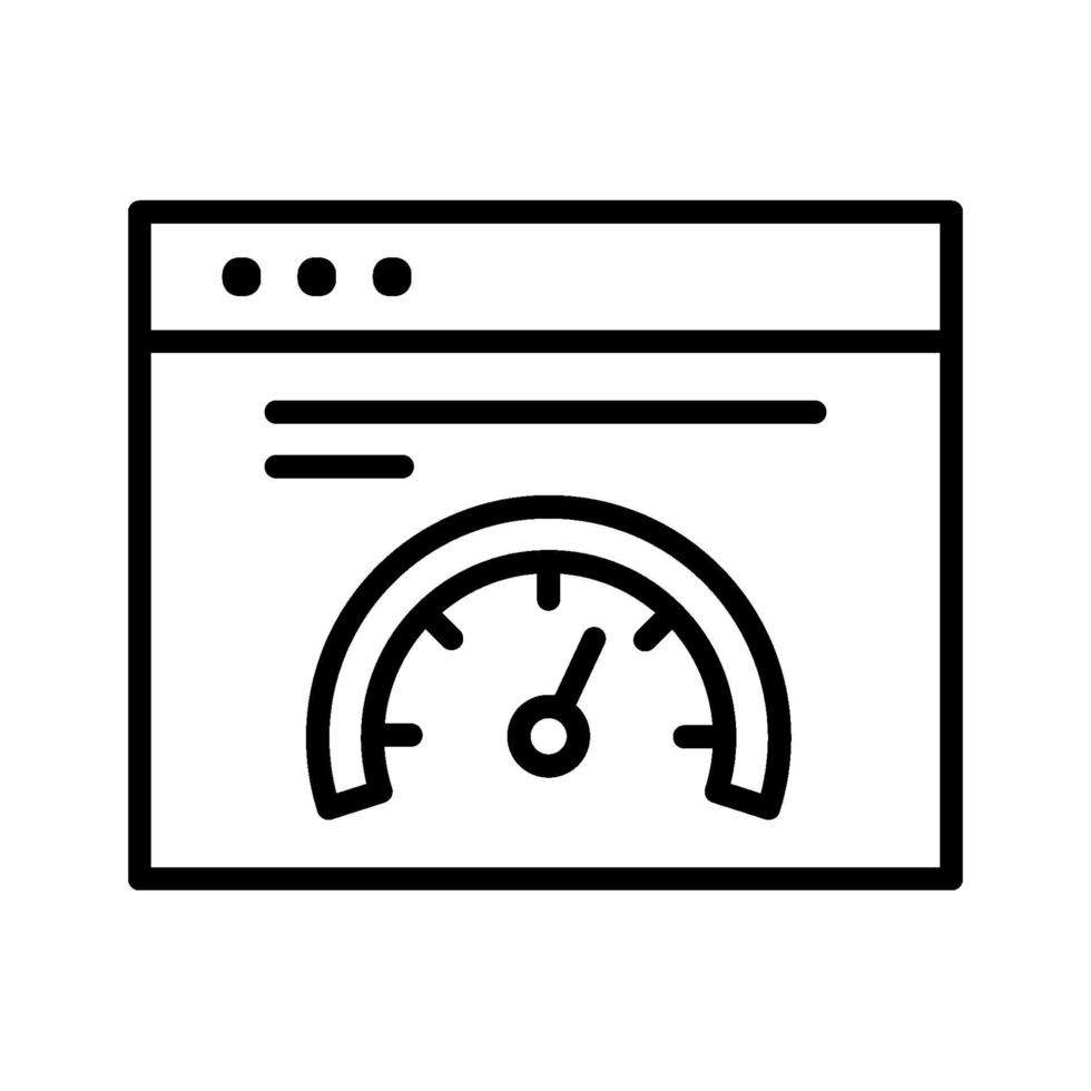 Web-Dashboard-Symbol vektor