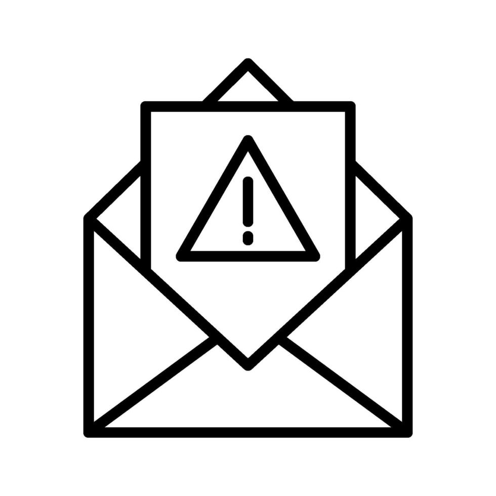 Spam-E-Mail-Symbol vektor