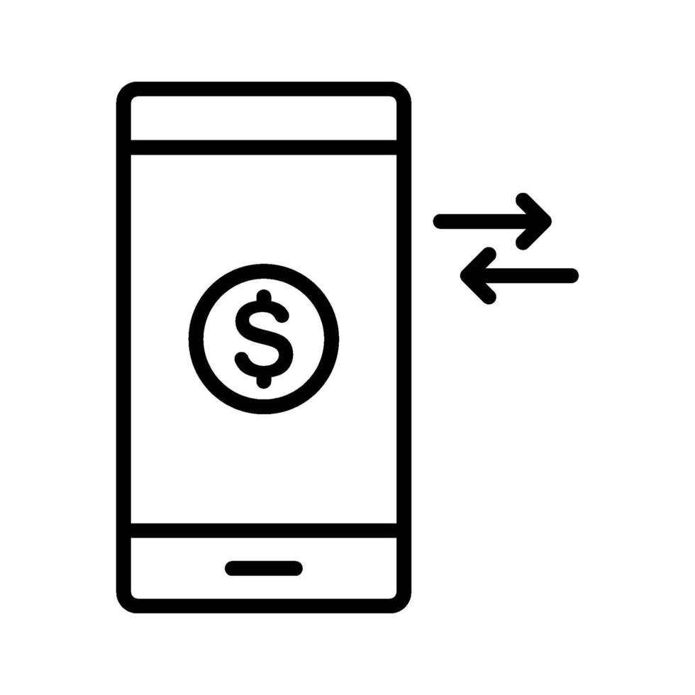ikonen för penningtransaktioner vektor