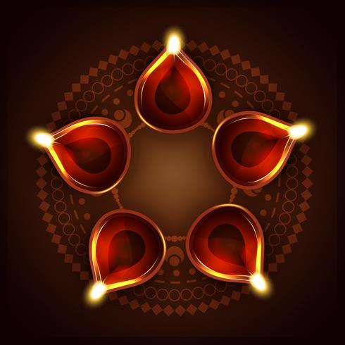 Diwali-Hintergrund vektor