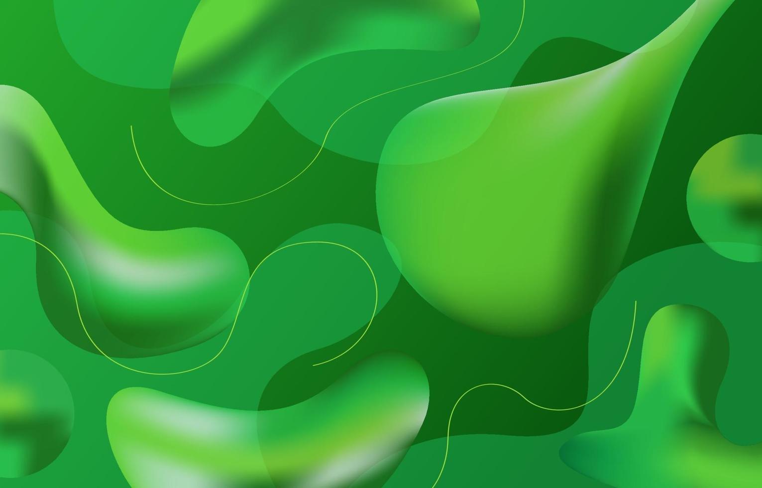 grön vätskebakgrund vektor
