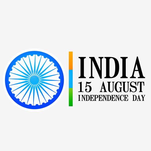 indiska självständighetsdagen vektor