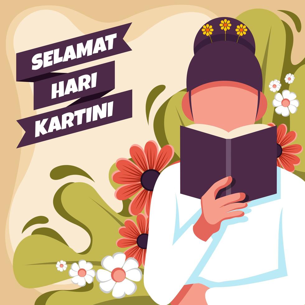 Selamat Hari Kartni Vektor-Illustration vektor