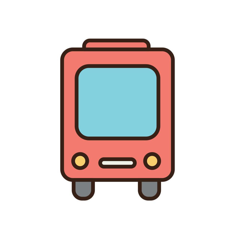 Reise. Bus Symbol. Vektor Illustration Reise Bus