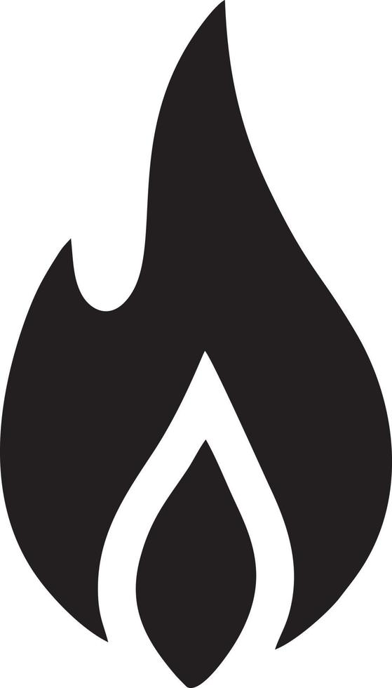 Feuer heiß Symbol Symbol Bild Vektor. Illustration von das Achtung Feuer brennen Bild Design. eps 10 vektor