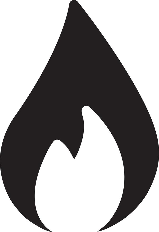 Feuer heiß Symbol Symbol Bild Vektor. Illustration von das Achtung Feuer brennen Bild Design. eps 10 vektor