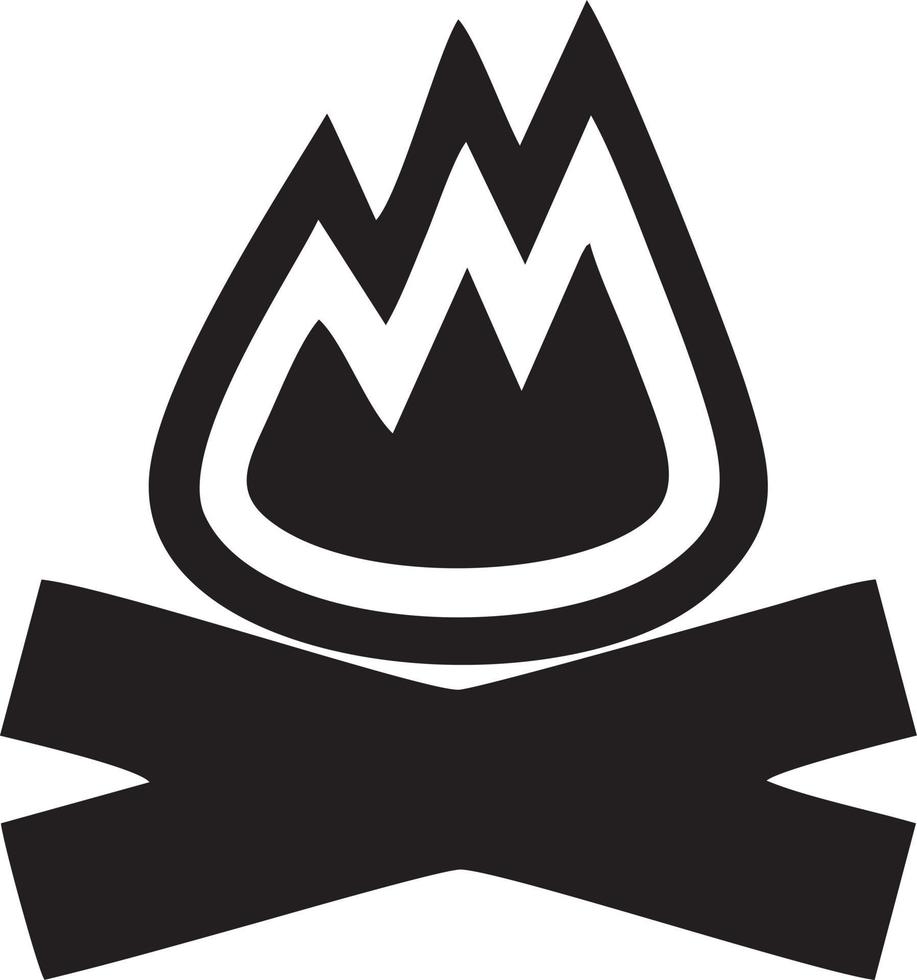 Feuer heiß Symbol Symbol Bild Vektor. Illustration von das Achtung Feuer brennen Bild Design. eps 10 vektor