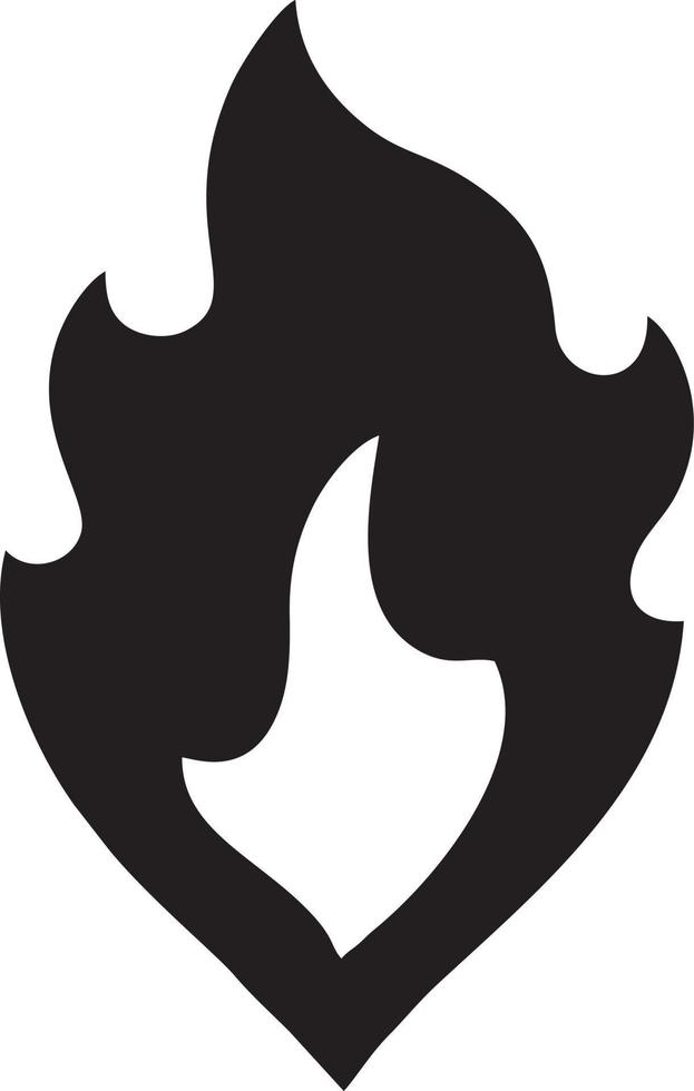 Feuer heiß Symbol Symbol Bild Vektor. Illustration von das Achtung Feuer brennen Bild Design. eps 10 vektor