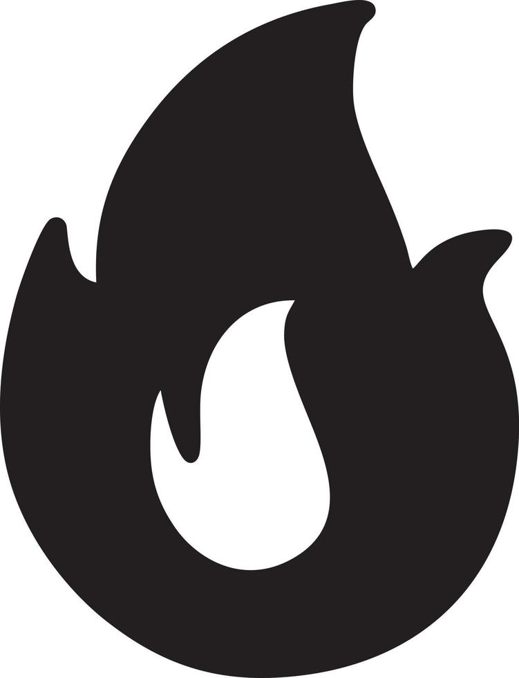 Feuer heiß Symbol Symbol Bild Vektor. Illustration von das Achtung Feuer brennen Bild Design. eps 10 vektor