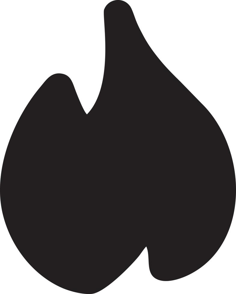 Feuer heiß Symbol Symbol Bild Vektor. Illustration von das Achtung Feuer brennen Bild Design. eps 10 vektor