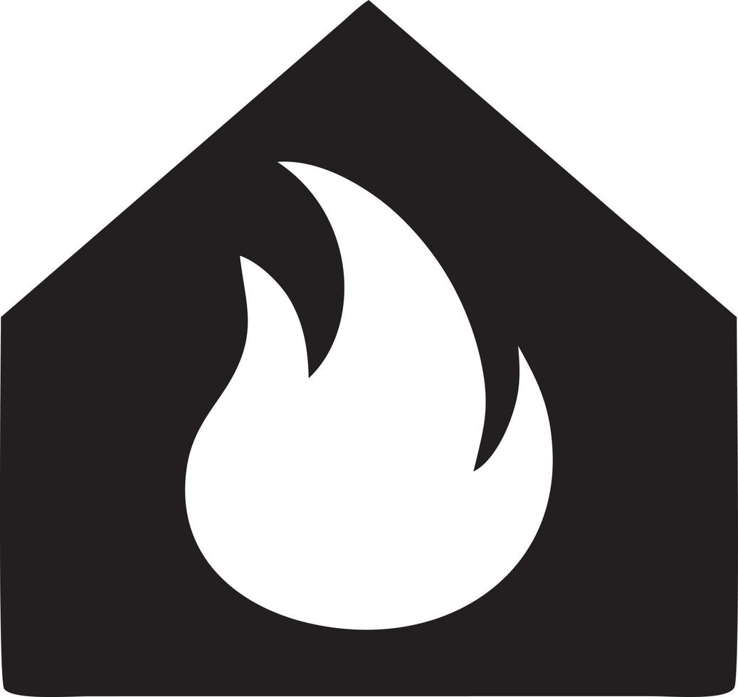 Feuer heiß Symbol Symbol Bild Vektor. Illustration von das Achtung Feuer brennen Bild Design. eps 10 vektor