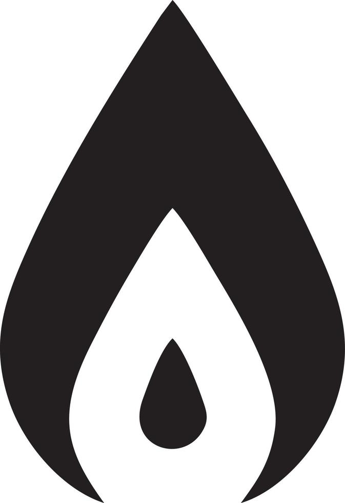 Feuer heiß Symbol Symbol Bild Vektor. Illustration von das Achtung Feuer brennen Bild Design. eps 10 vektor