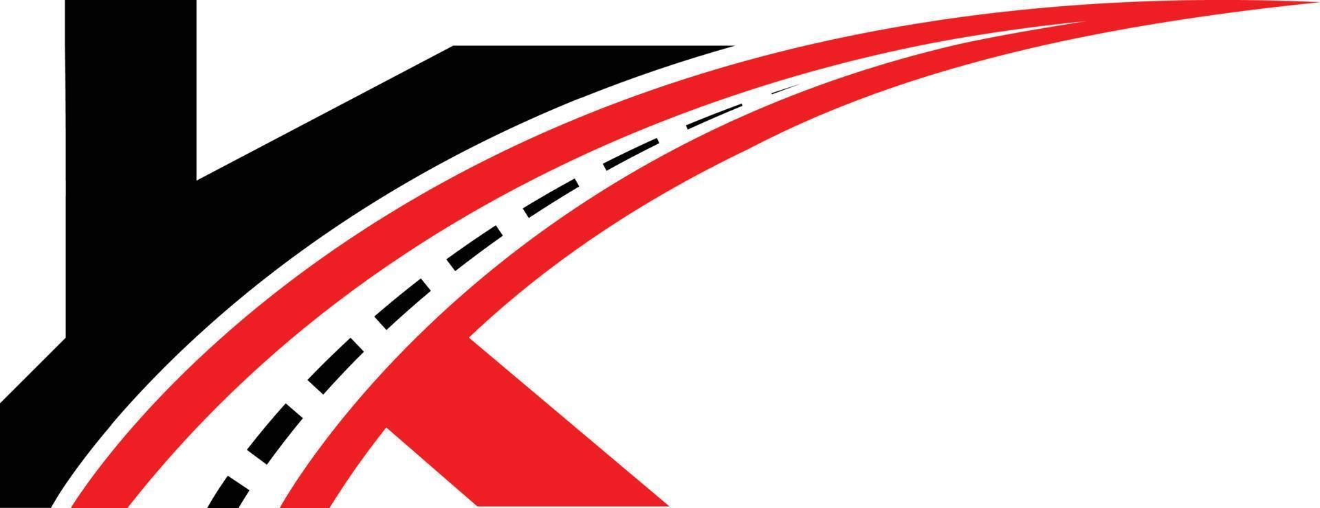 k logistisch Logo vektor