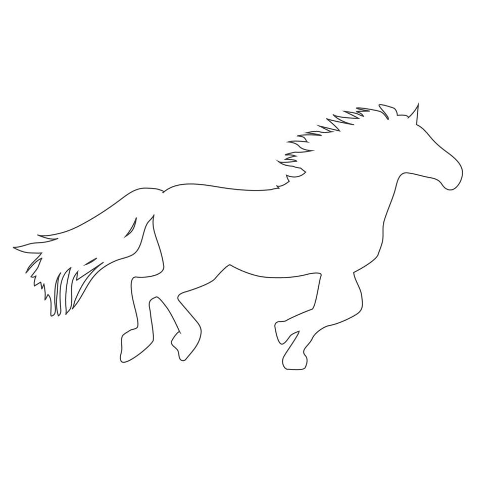 Pferd Symbol vektor