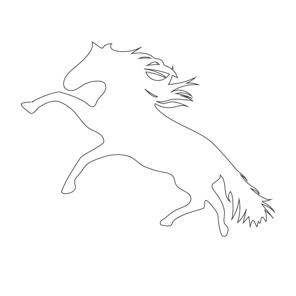 häst ikon Vektor
