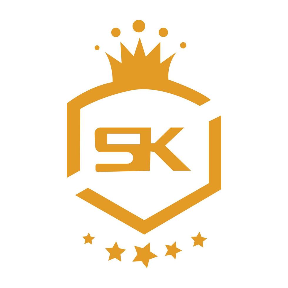 sk företag logotyp tamplate vektor