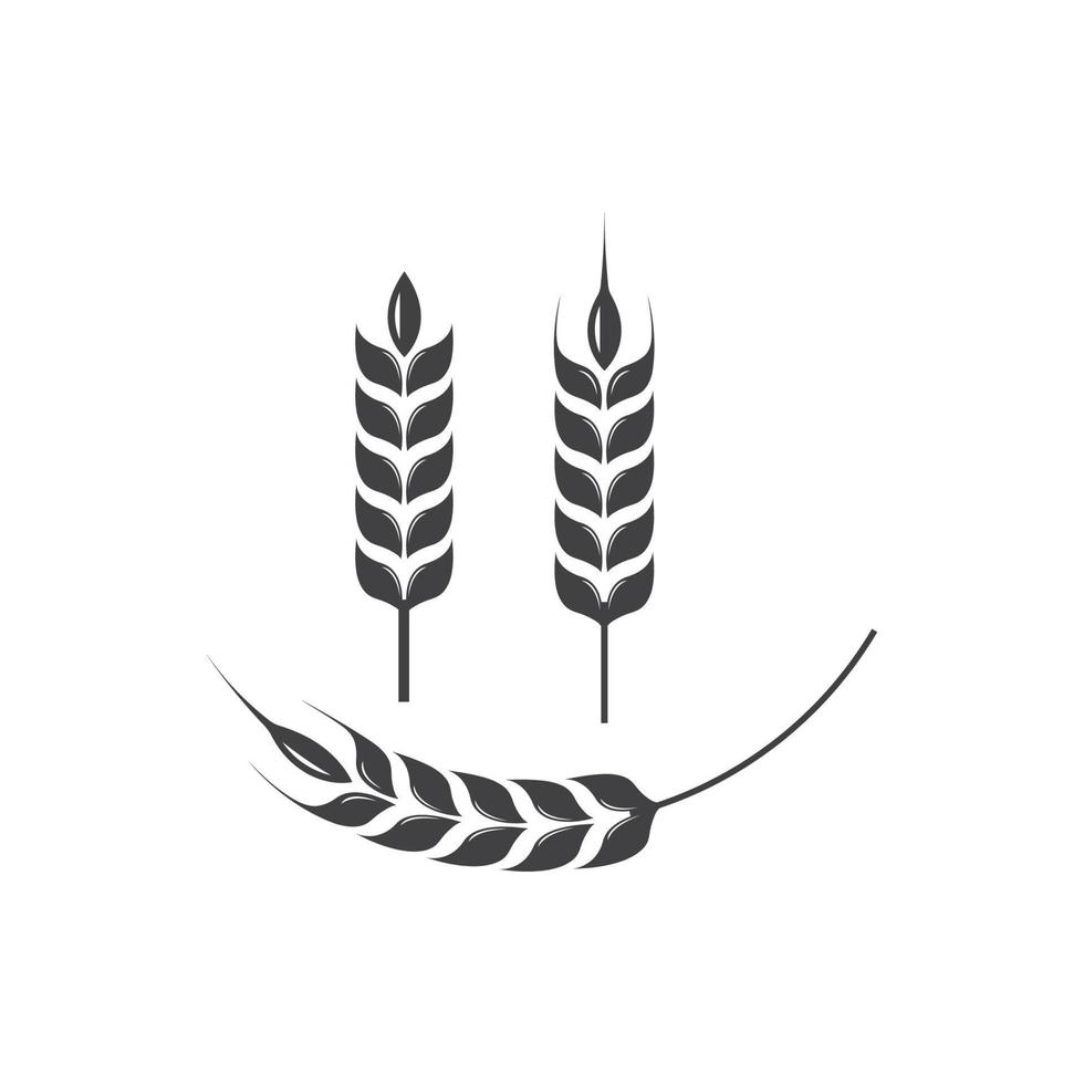 lantbruk vete logotyp mall vektor ikon