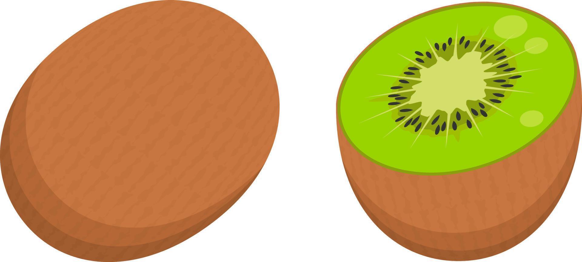 Kiwi Obst Symbole Vektor Illustration png