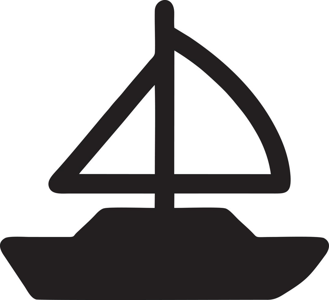 Boot Symbol Symbol Design Vektor Bild. Illustration von das Schiff Boot Transport Design Bild. eps 10.