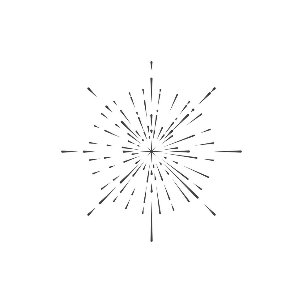 Feuerwerk Vektor Illustration Symbol Design