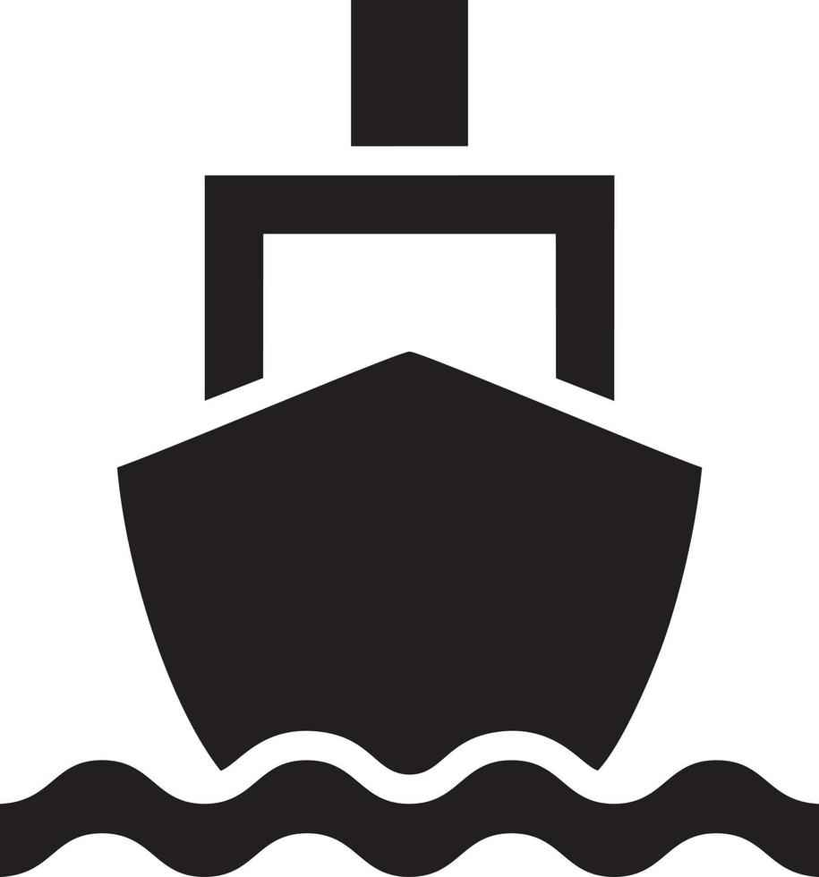 Boot Symbol Symbol Design Vektor Bild. Illustration von das Schiff Boot Transport Design Bild. eps 10.