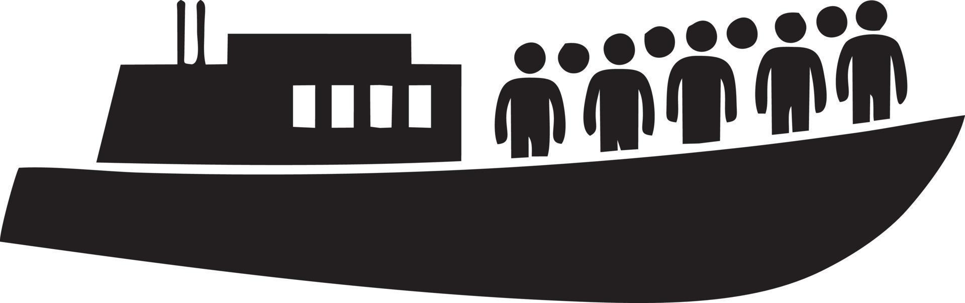 Boot Symbol Symbol Design Vektor Bild. Illustration von das Schiff Boot Transport Design Bild. eps 10.