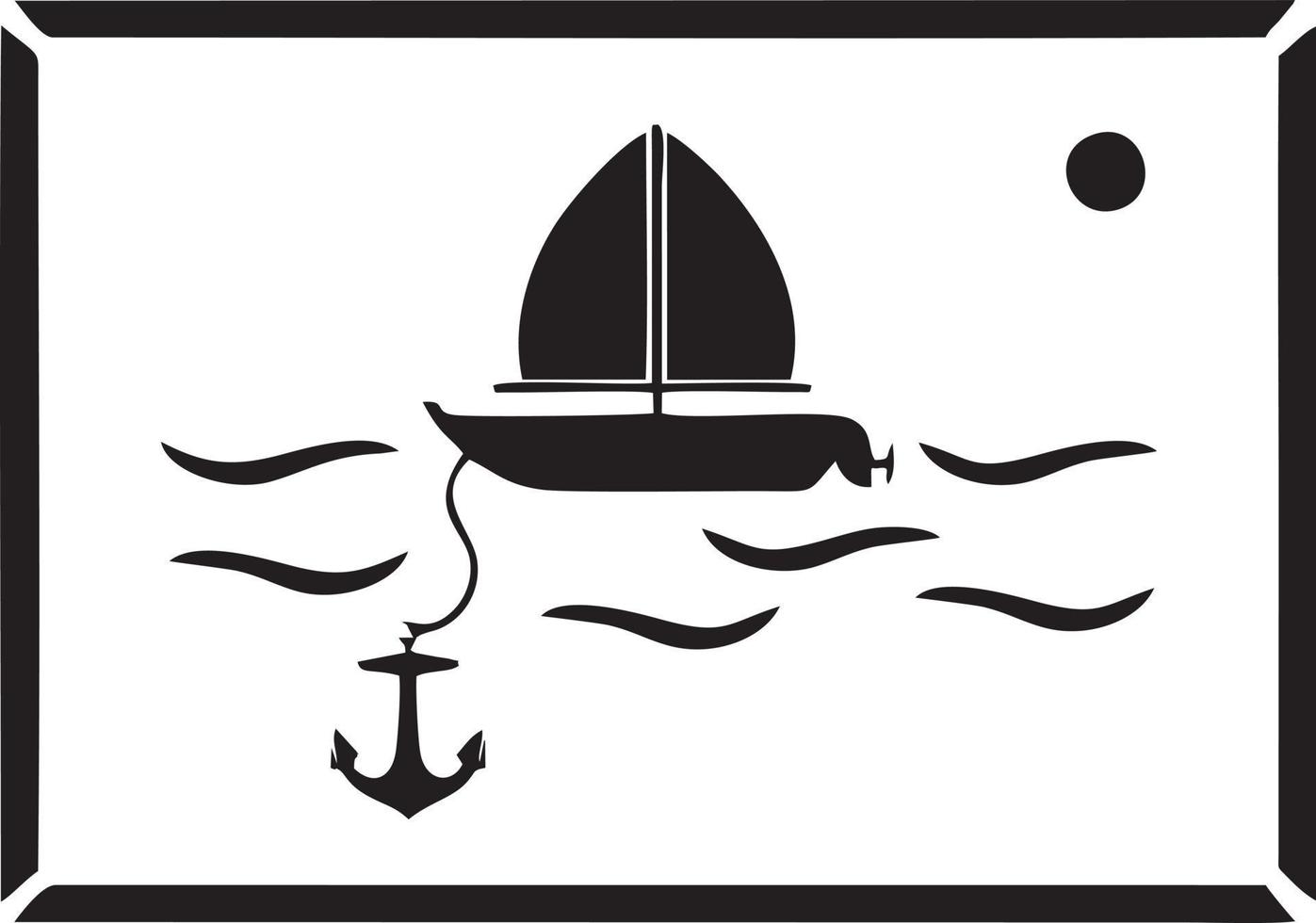 Boot Symbol Symbol Design Vektor Bild. Illustration von das Schiff Boot Transport Design Bild. eps 10.