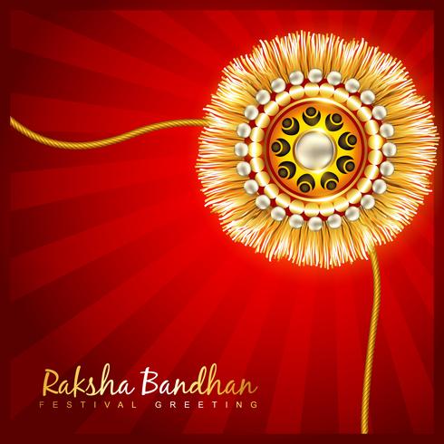 Raksha Bandhan Festival Design vektor