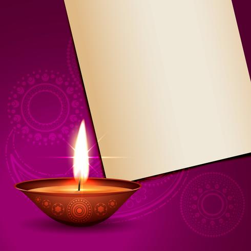 glänzendes Diwali-Design vektor