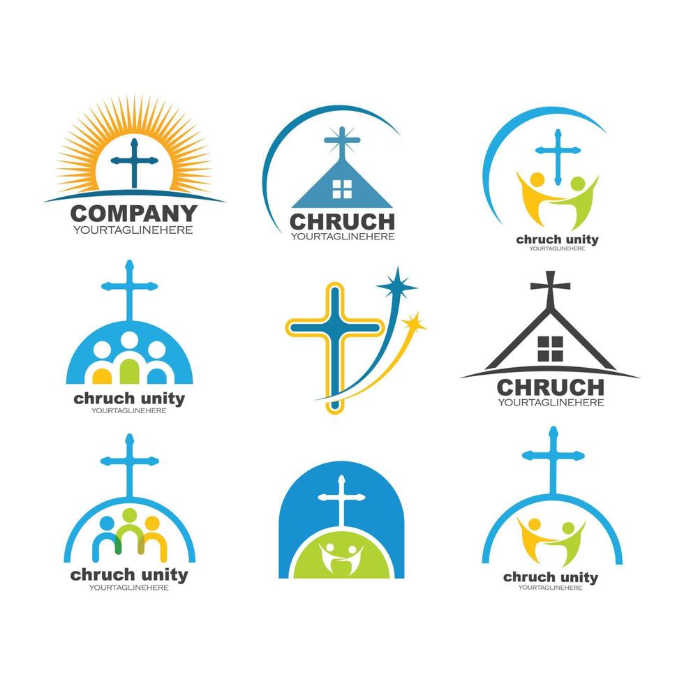 Kirche Symbol Vektor Illustration Design