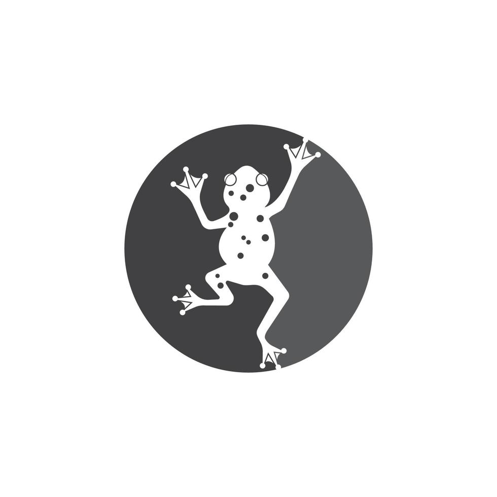 Frosch Logo Vorlage Vektor Illustration