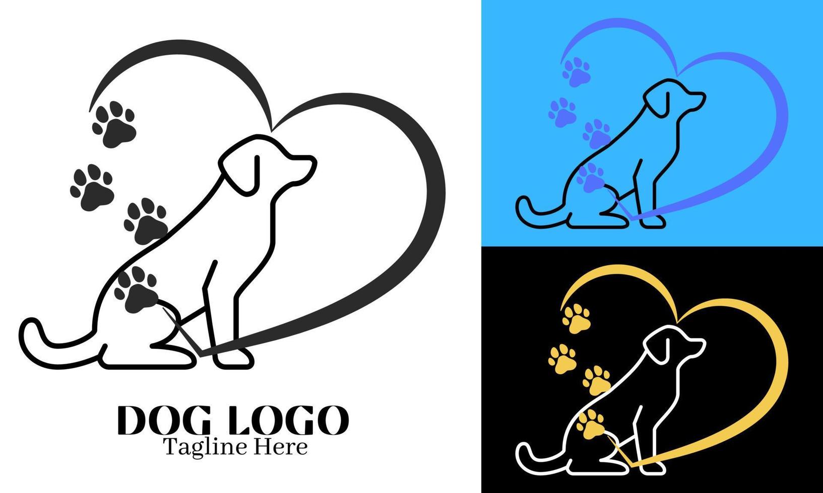 donation sällskapsdjur logotyp vektor design illustration