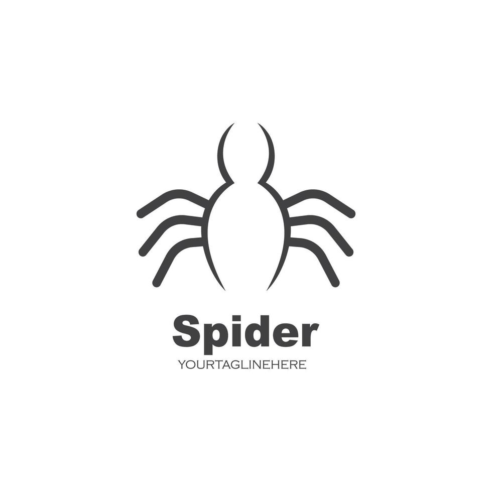 Spindel logotyp vektor illustration