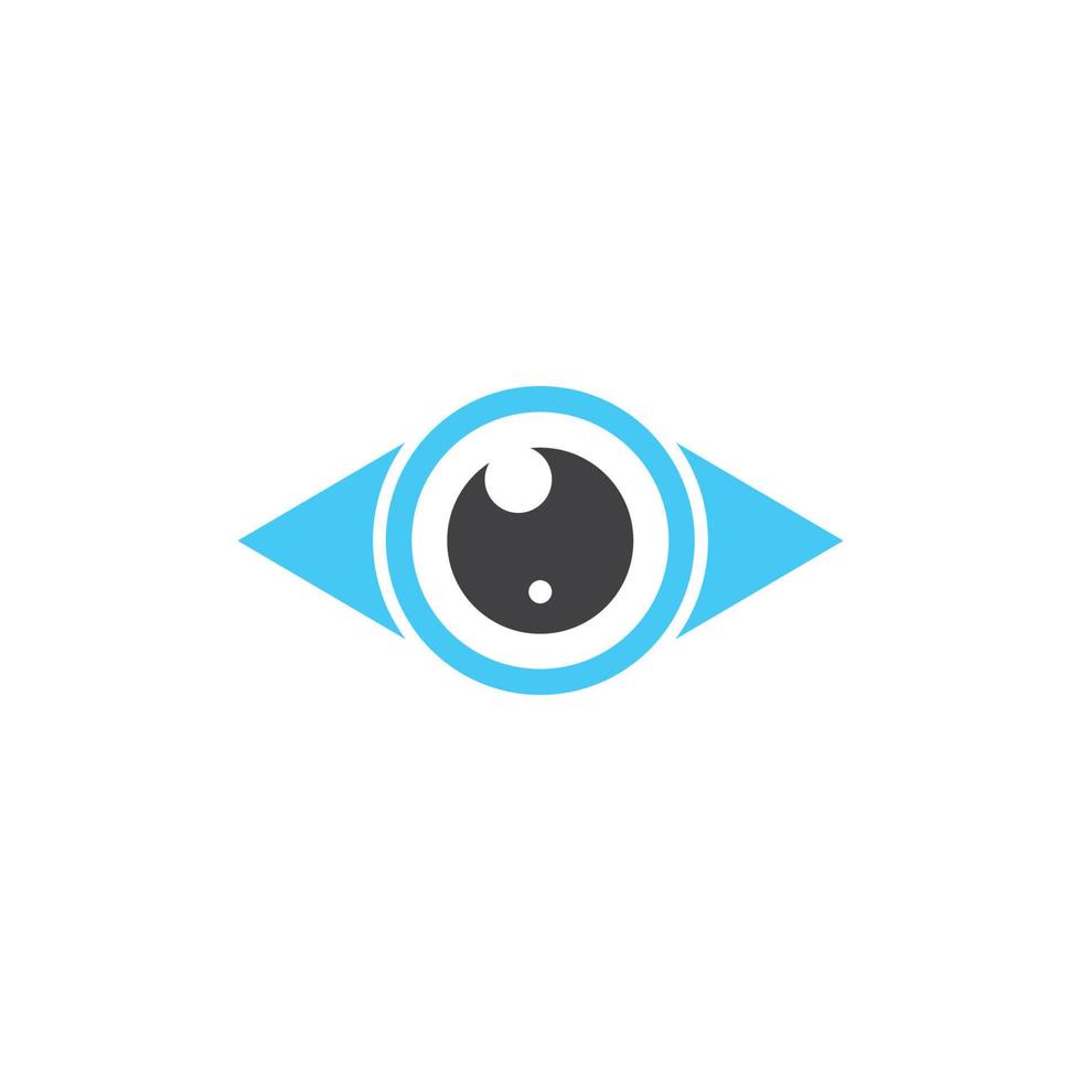 optisch Auge Symbol Logo Vektor Vorlage Illustration