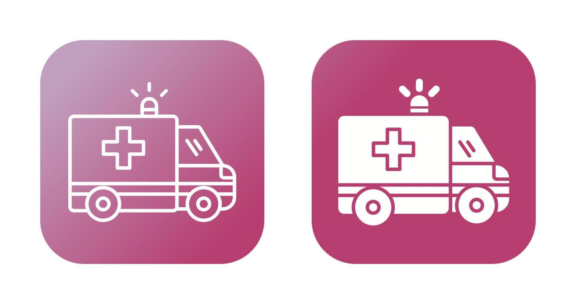 ambulans vektor ikon
