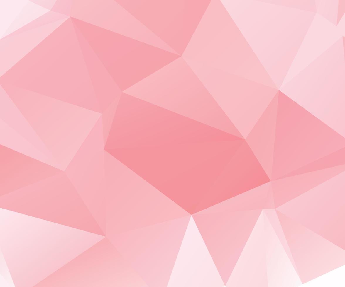 abstrakt Rosa Farbe Polygon Hintergrund Design, abstrakt geometrisch Origami Stil mit Gradient. Präsentation, Webseite, Hintergrund, Abdeckung, Banner, Muster Vorlage vektor