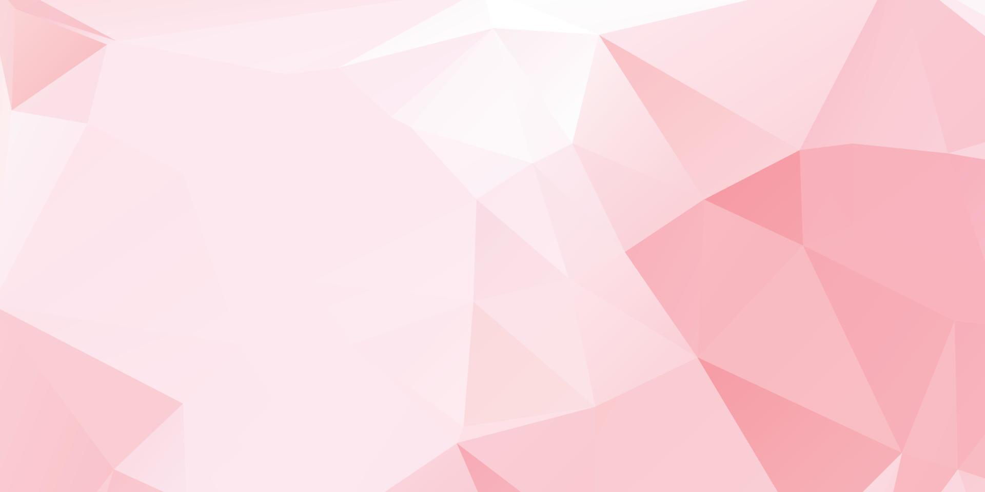 abstrakt Rosa Farbe Polygon Hintergrund Design, abstrakt geometrisch Origami Stil mit Gradient. Präsentation, Webseite, Hintergrund, Abdeckung, Banner, Muster Vorlage vektor