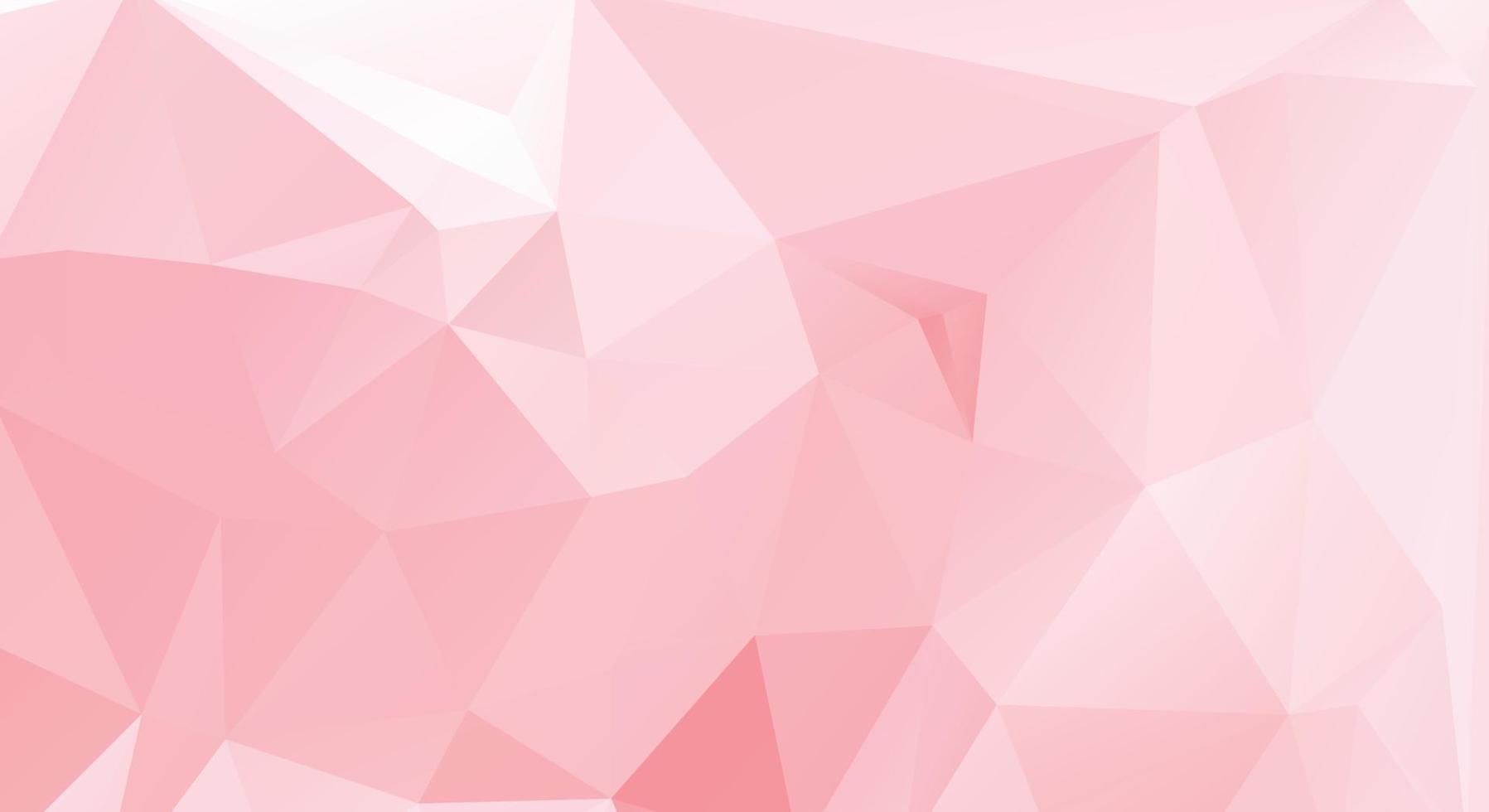 abstrakt Rosa Farbe Polygon Hintergrund Design, abstrakt geometrisch Origami Stil mit Gradient. Präsentation, Webseite, Hintergrund, Abdeckung, Banner, Muster Vorlage vektor