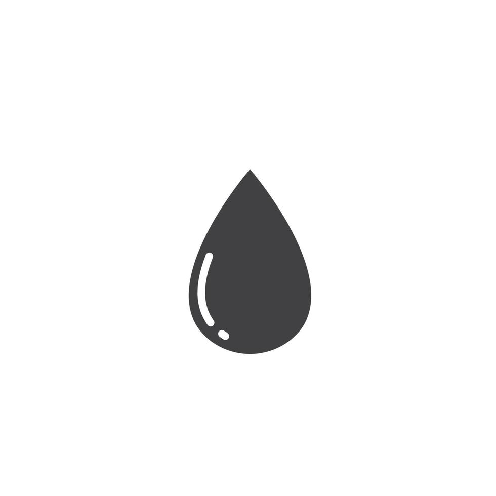 Wassertropfen-Logo-Vorlage-Vektor-Illustration vektor