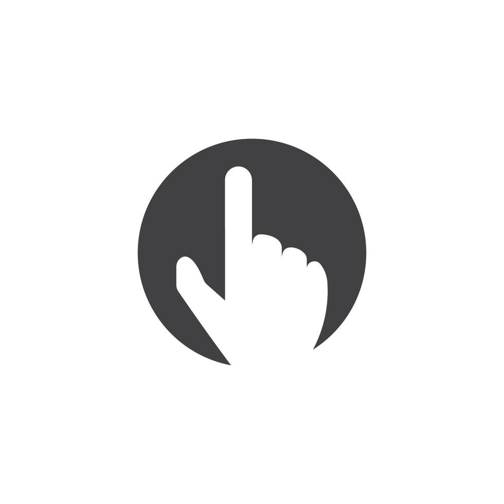 Hand Geste Symbol Vektor Illustration Design