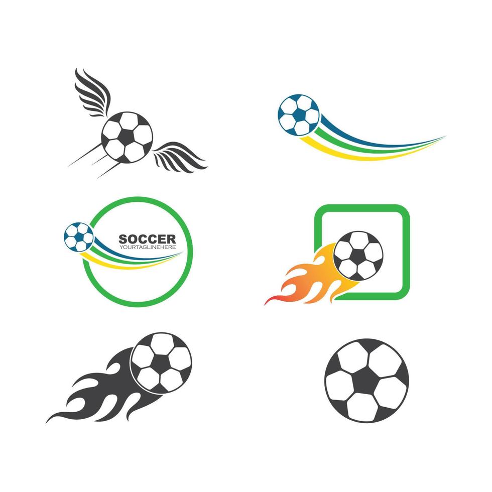Fußball Ball Symbol Illustration Vektor