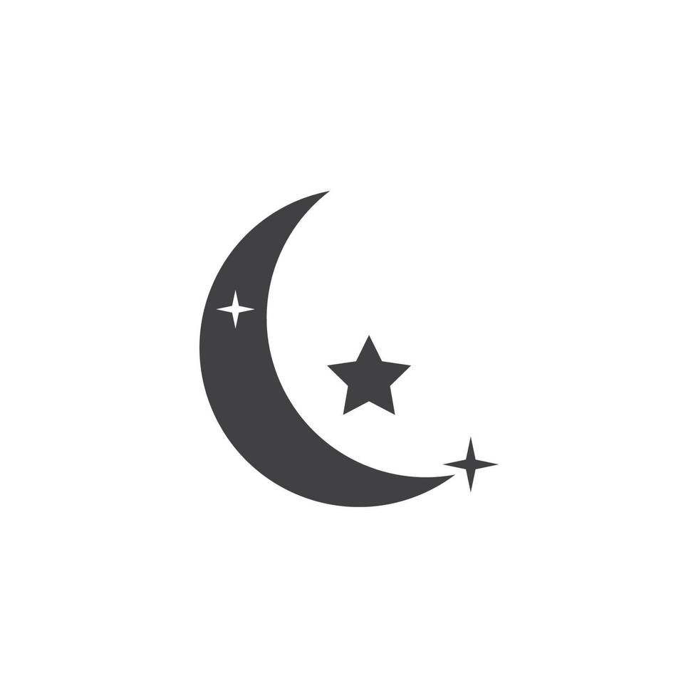 Mond Vektor Symbol Illustration Design