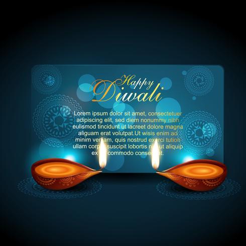 glänzender Diwali-Hintergrund vektor