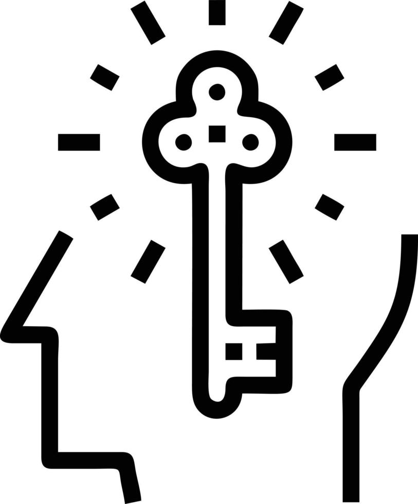 Idee Lösung Symbol Symbol Vektor Bild. Illustration von das kreativ Innovation Konzept Design. eps 10