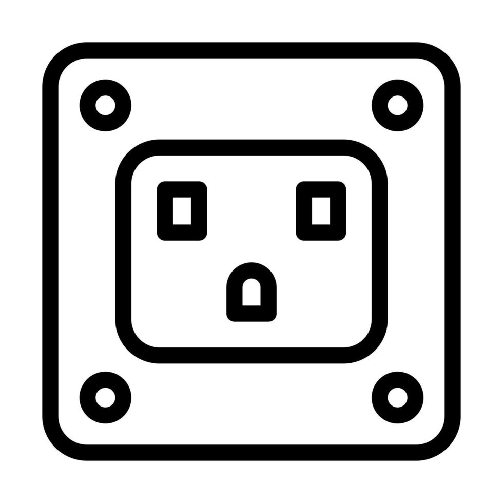 Socket-Icon-Design vektor