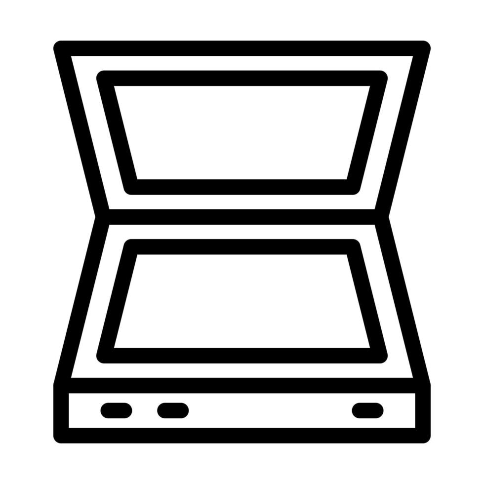 Scanner-Icon-Design vektor