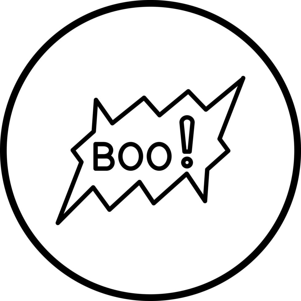 Boo Vektor Symbol Stil