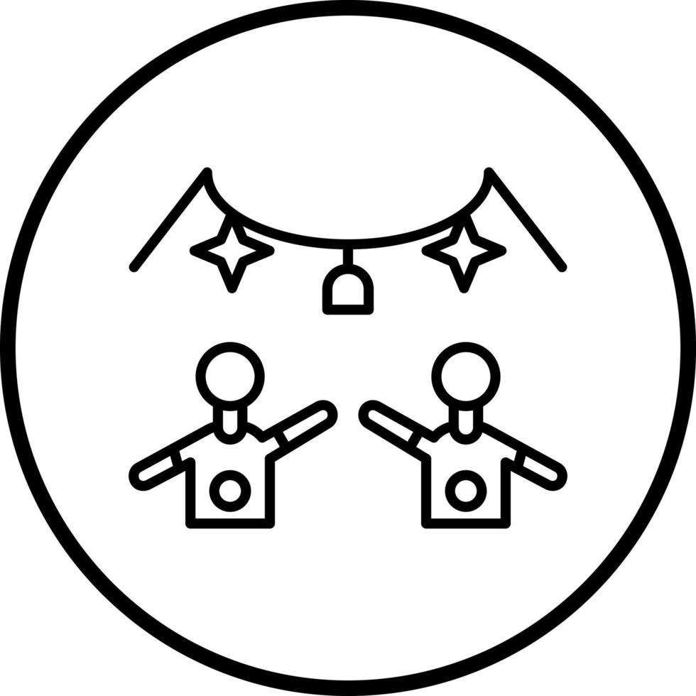 Rave Vektor Symbol Stil