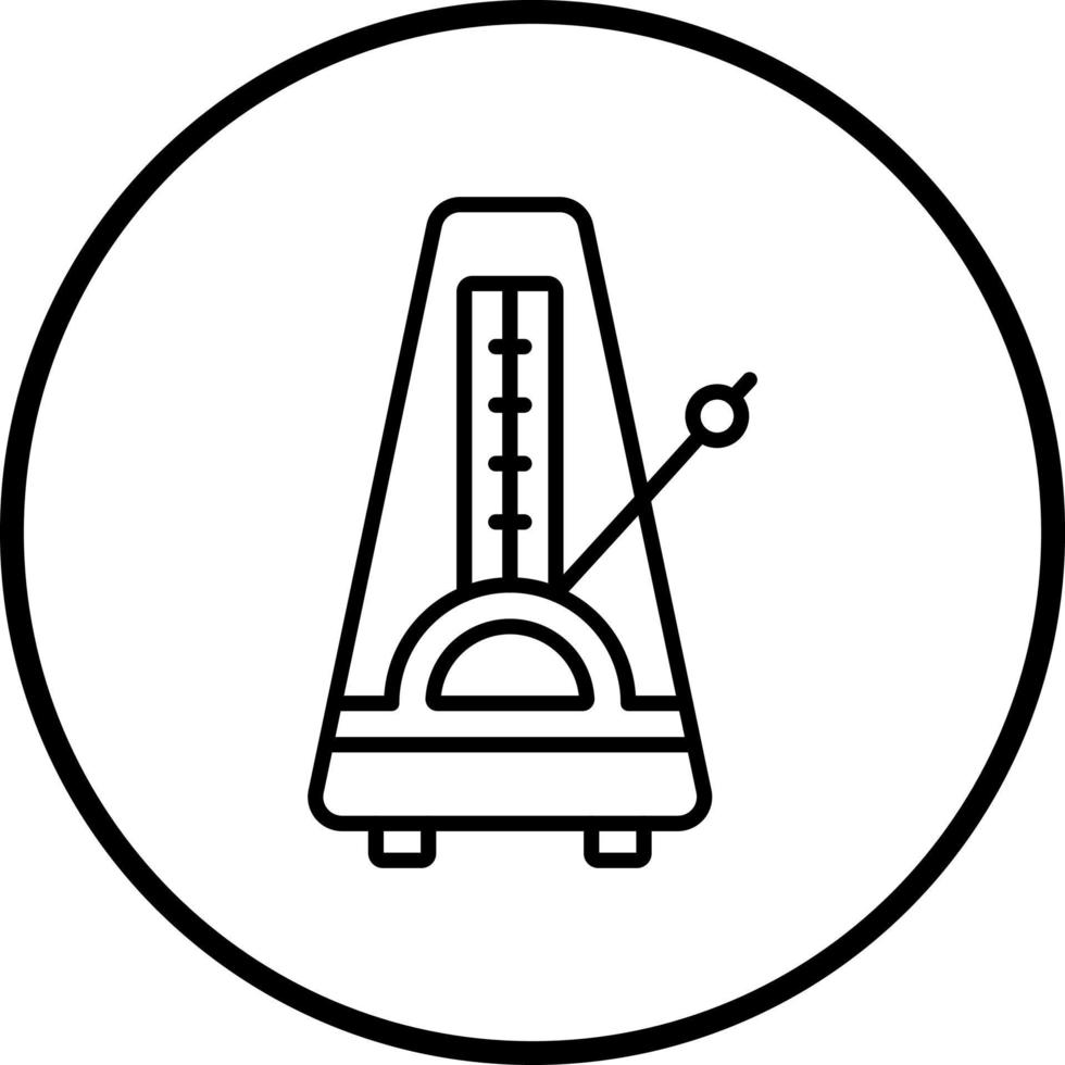 Metronom Vektor Symbol Stil